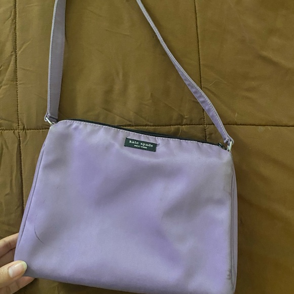 Vintage Kate Spade Light Purple Shoulder Bag - Picture 1 of 2